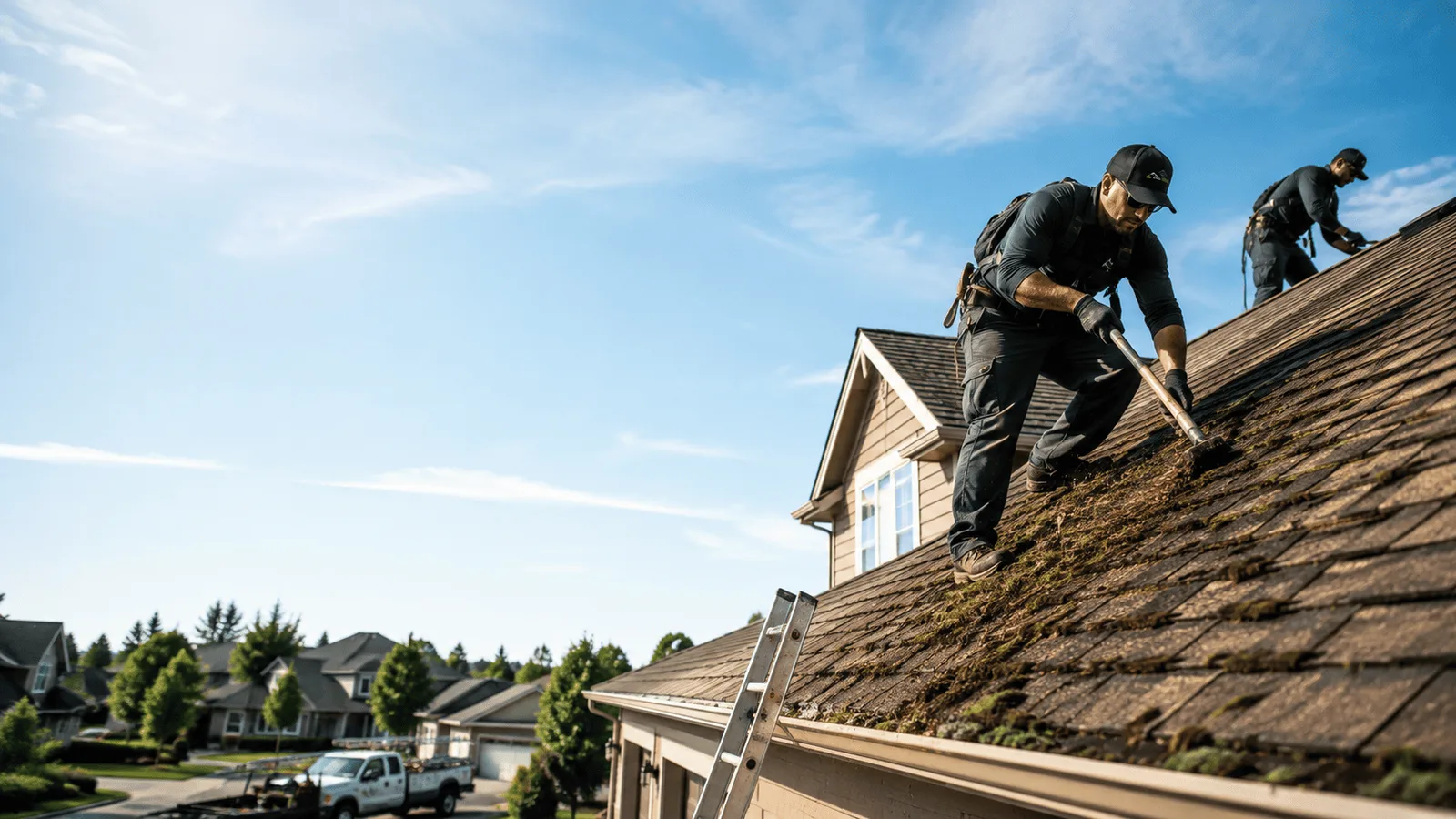 Roof Moss Removal in Aspermont, TX near me